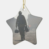 De dienst roept keramisch Ornament van de Ster (Links)