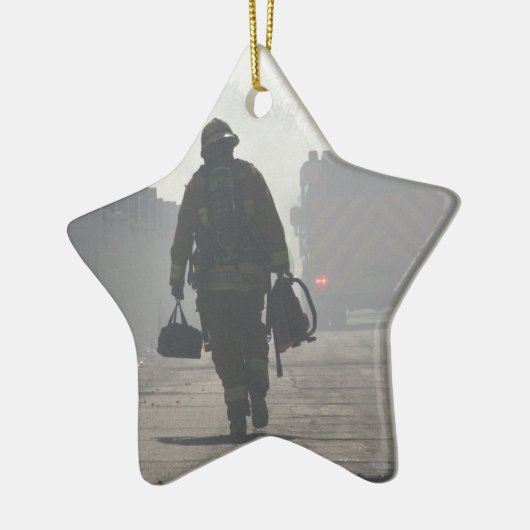 De dienst roept keramisch Ornament van de Ster (Links)