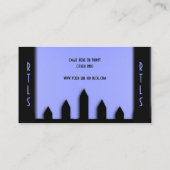 De Dienst van de lancering het Dubbele Zachte Ontw Visitekaartje (Achterkant)