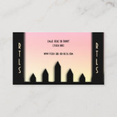 De Dienst van de lancering het Dubbele Zachte Ontw Visitekaartje (Achterkant)