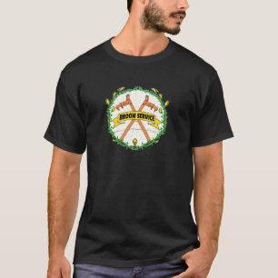De Dienst van de ruimte - Oranje Groot op Voorzijd T-shirt