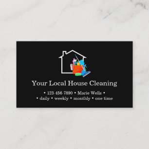 De Dienst van de Schoonmaak van het Lokale Huis Ni Visitekaartje