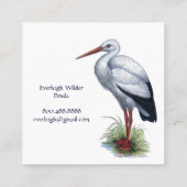 De Diensten van de Steun van de Verloskundige van  Contactkaartje (Achterkant)