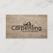 De diensten van het Carpenter koelen logo tekst me Visitekaartje (Voorkant)