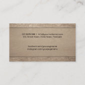 De diensten van het Carpenter koelen logo tekst me Visitekaartje (Achterkant)