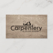 De diensten van het Carpenter koelen logo tekst me Visitekaartje (Voorkant)