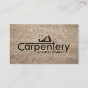 De diensten van het Carpenter koelen logo tekst me Visitekaartje