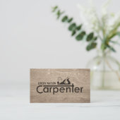 De diensten van het Carpenter koelen logo tekst me Visitekaartje (Staand voorkant)