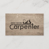 De diensten van het Carpenter koelen logo tekst me Visitekaartje (Voorkant)