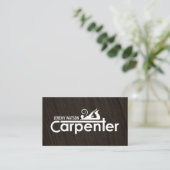 De diensten van het Carpenter koelen logo tekst me Visitekaartje (Staand voorkant)