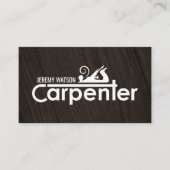 De diensten van het Carpenter koelen logo tekst me Visitekaartje (Voorkant)