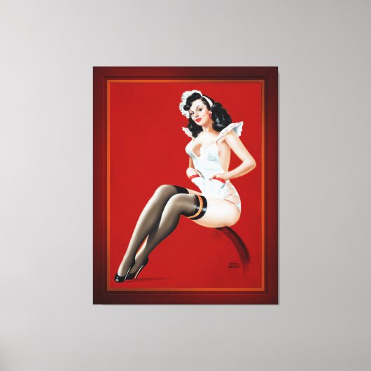 De dienstmeid van Peter Driben Canvas Afdruk (Voorkant)