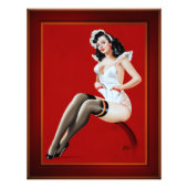 De dienstmeid van Peter Driben Foto Afdruk (Voorkant)