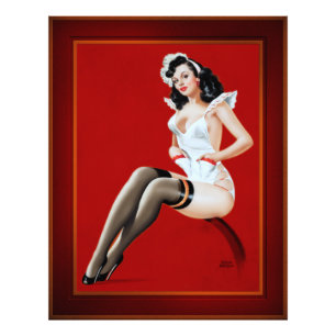 De dienstmeid van Peter Driben Foto Afdruk