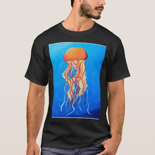 De Diep Glow Kwallen T-shirt (Voorkant)