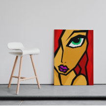 De diepe blik - abstracte kunst