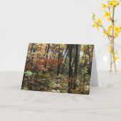 De diepe Schoonheid van het Bos Kaart (Gele Bloem)