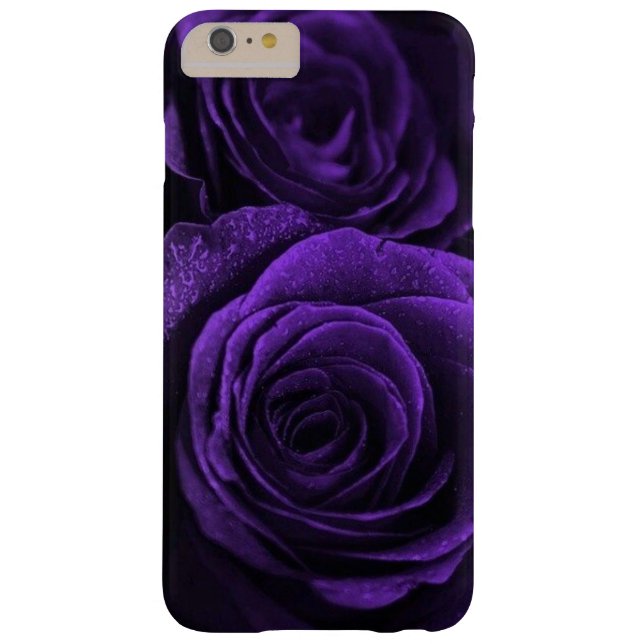 De diepste, donkerste paarse rozen Case-Mate iPhone case (Achterkant)