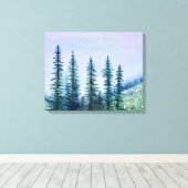 De diepste vallei canvas afdruk (Insitu (Houten vloer))