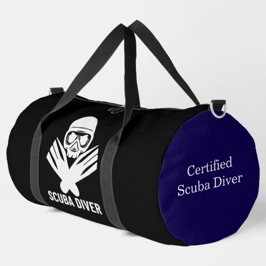 De diepte verkennen met een gepassioneerde duiker plunjezak (Linkerhoek)