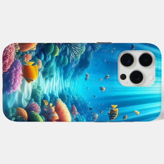 De diepten van het Ocean Phone Hoesje (Achterkant (horizontaal))