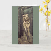 De diepten van het Zee – Edward Burne-Jones Kaart (Gele Bloem)