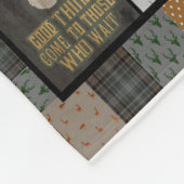 de dierbaardere kerstcadeau voor jager, fleece deken (Hoek)