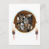 De dieren-1 briefkaart (Voorkant)