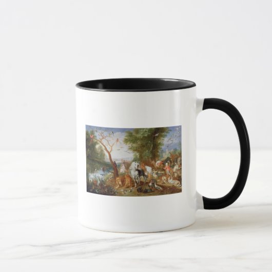 De dieren die Noah's Ark binnenkomen Mok (Rechts)