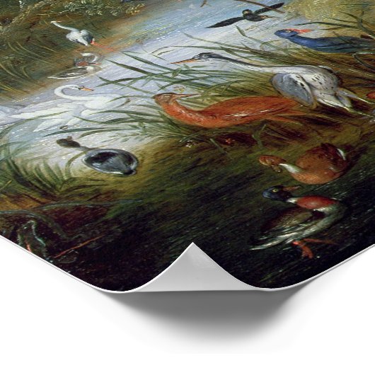 De dieren die Noah's Ark binnenkomen Poster (Hoek)