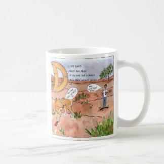 De dieren maken me bang koffiemok