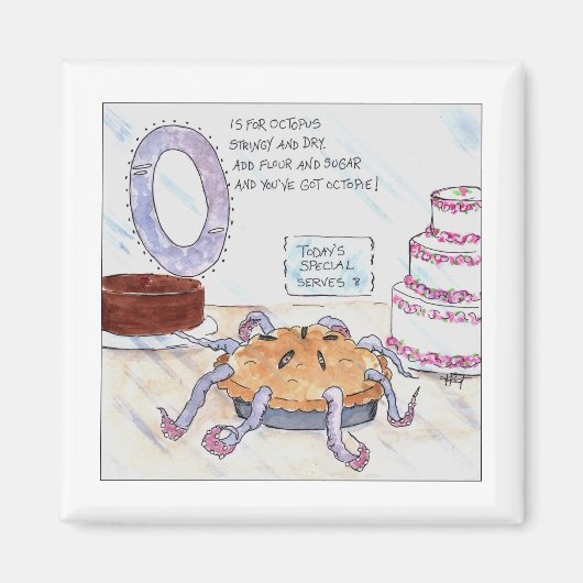 De dieren maken me bang magneet (Voorkant)