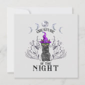 De dieren van de nacht - Halloween Black Cat (Voorkant)