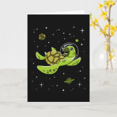 De Dieren van de schildpad in Ruimte Kaart (Gele Bloem)