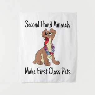 De dieren van de tweede hand maken de eerste klass wandkleed