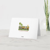 De Dieren van het Oerwoud van de safari danken aan Bedankkaart (Achterkant)