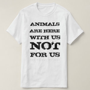 De dieren zijn met het Amerikaanse Shirt (wit)