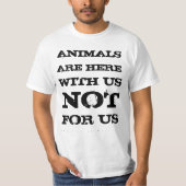 De dieren zijn met het Amerikaanse Shirt (wit) (Voorkant)