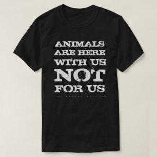 De dieren zijn met het Amerikaanse Shirt (zwart)