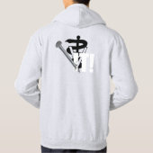 De dierenarts heeft het opgepakt. Hoodie (Achterkant)