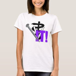 De dierenarts heeft het opgepakt. Standaard T-shir T-shirt