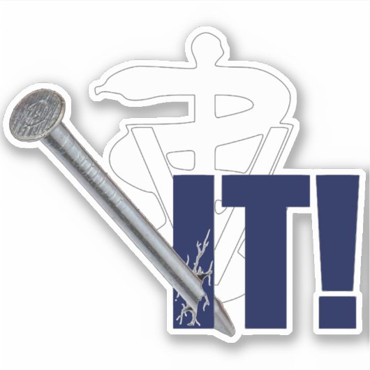 De dierenarts heeft het opgepakt. sticker (Voorkant)