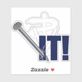 De dierenarts heeft het opgepakt. sticker (Vel)