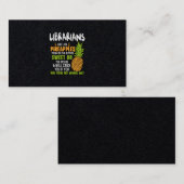 De dierenartsen zijn als ananassen. visitekaartje (Voorkant / Achterkant)