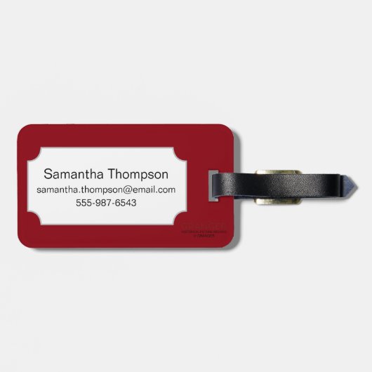 De Dierenriem, 1496 Bagagelabel (Achterkant horizontaal)