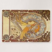 De dierenriem 1896 door Alphonse Mucha - Art Nouve Legpuzzel (Horizontaal)