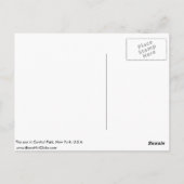 De dierentuin in Central Park, New York, VS. Briefkaart (Achterkant)