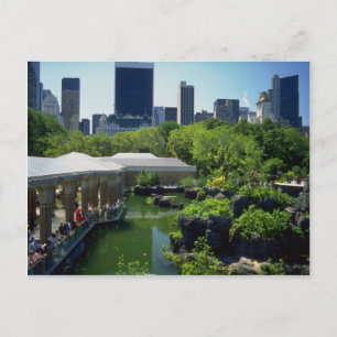 De dierentuin in Central Park, New York, VS. Briefkaart