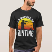 De dierentuin jaagt elk "Moose Hunter ID" in plaat T-shirt (Voorkant)