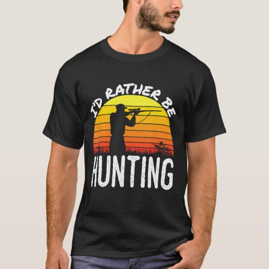 De dierentuin jaagt elk "Moose Hunter ID" in plaat T-shirt (Voorkant)
